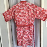 WORLD MARKET COTTON KIMONO/ROBE Sz: O/S Orange Photo 2