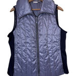 Chico's Chico’s Zenergy Silver Puff Vest Jacket Photo 0