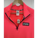 Victoria's Secret New PINK Ultimate Logo Pink Gray 1/4 Zip Pullover Women's Photo 8