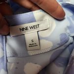 Nine West Downtown Periwinkle camo blouse size small Photo 6