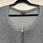 Wild Fable Women's XXL Zip-Front Navy & White Ribbed Cardigan Thick Sweater. Photo 9