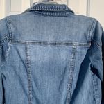 BP. Nordstrom Cropped Long Sleeve Denim Jacket Blue Photo 6