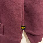 Caterpillar CAT workwear   sweatshirt hoodie women’s maroon sz S Photo 2