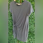 Vince - Short Classic Stripe Side-Tie T-Shirt Dress | Small - $225 Photo 11