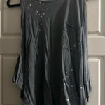 NSF Distressed Tank Top Size L Gray Size L Photo 0