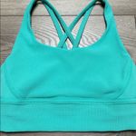 Lululemon  Energy Ribbed Longline Bra Medium Support B/D Cup Green Size 6 Photo 1