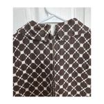 American vintage 60's Nancy Greer Brown and white checkered dress medium Photo 11
