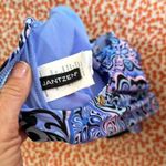 Jantzen  size 12 bathing suit Swimsuit One-piece Periwinkle/Pink Graphic Photo 6