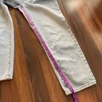 PacSun 25  High Rise Straight Light Wash Button Fly Jeans Photo 6