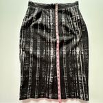 Banana Republic  Sloan Pencil Skirt Black White Stripe Size 4 Photo 10