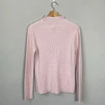 Sag Harbor NWOT Sparkly Mock Neck Knit Sweater Women's Size Medium Petite Pink Photo 3
