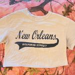 Gildan new orleans bourbon street crop t shirt Photo 4