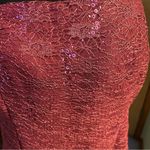 Pink chiffon sleeveless Mother of the Bride dress lace and sequins jacket 18W Photo 6