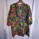 Nanette Lepore swim cover up. Size large. Fun jungle print with beading ⦠Photo 2