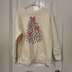 Holiday Time Christmas Tree Bow Graphic Sweatshirt – Size Small, NWOT Photo 1