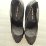 Black heels with cut out of heel all leather size 37 made in Portugal Photo 12