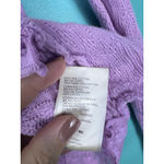 Free People Orchid Lula Thermal Top | Waffle Knit Lettuce Edge Long Sleeve | S Photo 4