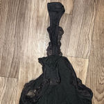 Victoria's Secret Black  Lace Bodysuit Photo 3