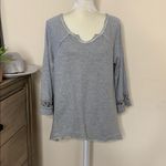 Free People • boho tunic sweatshirt high low hem Photo 8