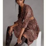 Anthropologie  Floral Cut-Out Midi Dress. Photo 0