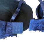 Torrid  Lightly Lined T Shirt Bra Blue Lace Underwired Size 40DD Navy Blue Photo 4