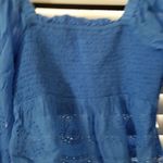 American Eagle  / S / Blue Off Shoulder Crop Photo 3