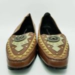Bellini Womens Loafer Embellished Moc Toe Slip Ons Brown Size 8.5 Photo 3