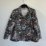 Life Style Woman Cotton Art To Wear Jacket Size 1X Photo 0