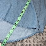 SO  juniors size small lace up LE shirt v neck cuffed sleeves round hem twill NWT Photo 3