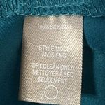 Charlie Jade  Women's Size Medium Green Slip Dress With Ruffles 100%‎ Silk NWT Photo 6