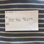 Ivanka Trump  | Blue & White Striped Dress With Ruffle Bell Sleeves | Size 4 Photo 14