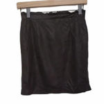 Coco + Jaimeson  Mini‎ Skirt Size Small Suede Black Photo 2