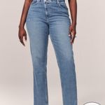 Abercrombie & Fitch  Curve Love The ‘90s Straight Ultra High Rise Size 29 SHORT Photo 0