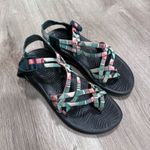 Chacos Chaco Women’s Ecotread Dual Strap Sandals 7 Green Pink Outdoor Hiking Summer Photo 0