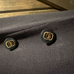Salvatore Ferragamo  100% Wool Logo Button Skirt Photo 3