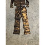 Vintage Y2K FUBU Metallic Brown Pants 7/8 And Matching Jacket 9/10 NWT Size M Photo 1