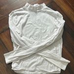 Hollister White Mock Neck Women's Top Photo 0