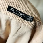 Nasty Gal  Beige Corduroy Oversized Shirt Photo 3