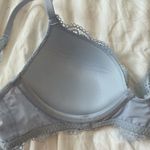 Aerie Lace Deep V Underwire Bralette Light Blue 32D Photo 9