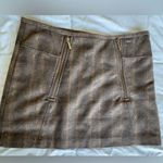 Kenar  petite size 6p wool blend miniskirt with zipper accents. Fully lined Photo 0