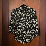 Anthropologie HD in Paris Picea Black Toile Blouse Photo 2