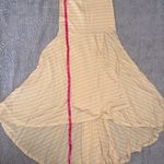 Moa Moa Yellow and White Striped Dress. Medium. Flowy. NWOT. Photo 1