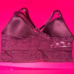 Victoria's Secret Elegant Burgundy Lace Bralette Photo 1