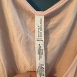 BANDIER X SOMETHING NAVY Top Women Size 2XL Cropped Crossover Pale Blush Pink Photo 1
