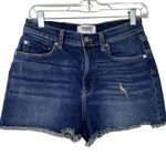 Victoria's Secret ‎ Pink Denim Jean Cut Off Shorts 8 Distressed High Rise Blue Photo 0