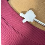 J.Jill  Wearever Collection Knit Dress Burgundy XL Long Sleeve Ribbed Stretch Photo 9