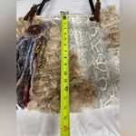 Handmade  Boho purse/tote bag featuring mixed materials and embellishments Photo 12