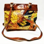 Salvatore Ferragamo  Black Jungle Print Shoulder Bag Photo 0