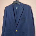 Ralph Lauren VTG Women's Blue Cotton Sport Coat. Size 10 Photo 1