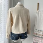 Abercrombie & Fitch Soft A&F Butter Yellow Fleece Lined Snap Shacket Jacket XL Photo 3